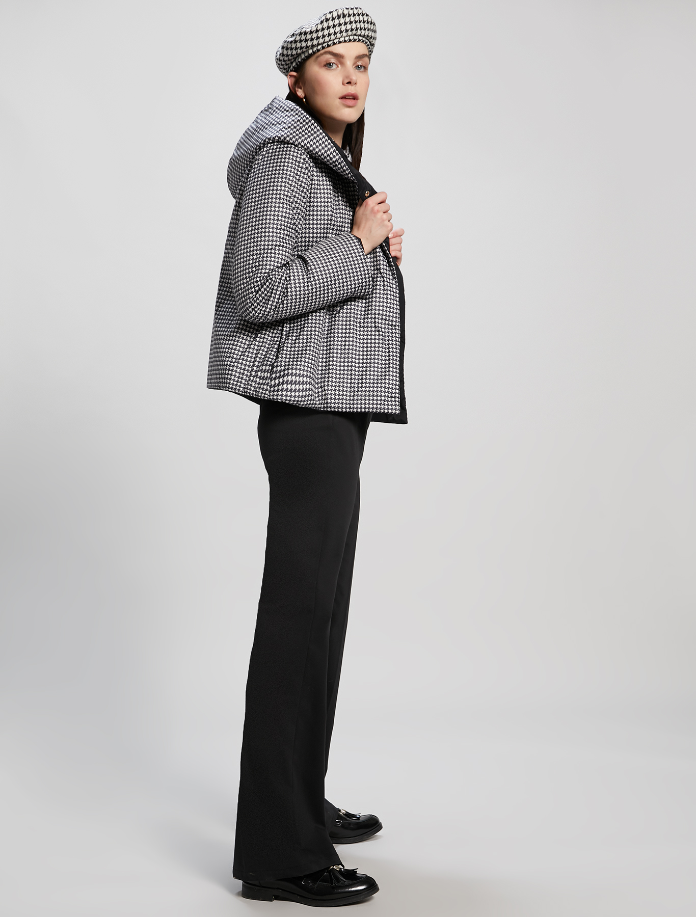 Cotton satin trousers, black - Pennyblack Cotton satin trousers - black - pennyblack