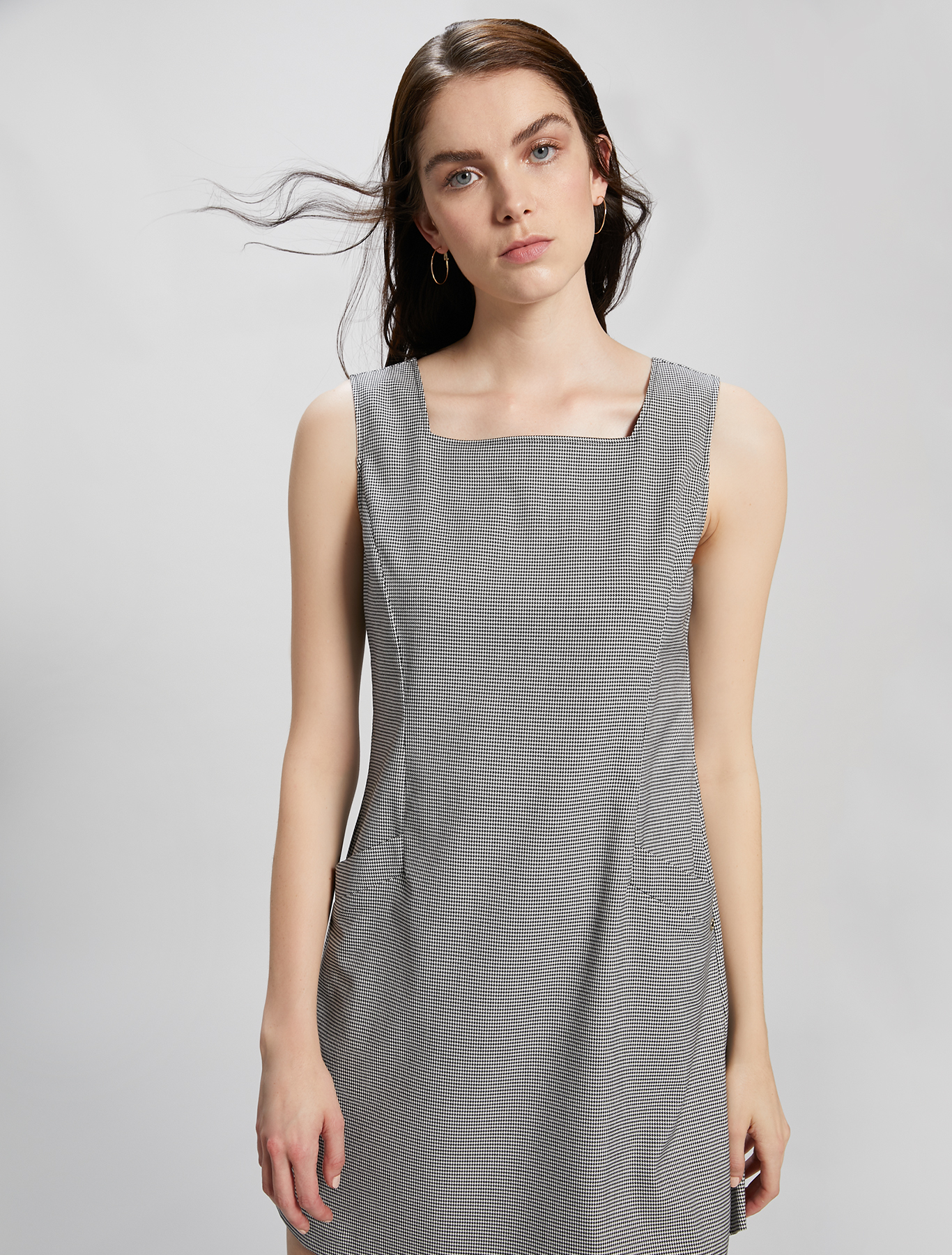 Houndstooth dress, white pattern - Pennyblack Houndstooth dress - white pattern - pennyblack