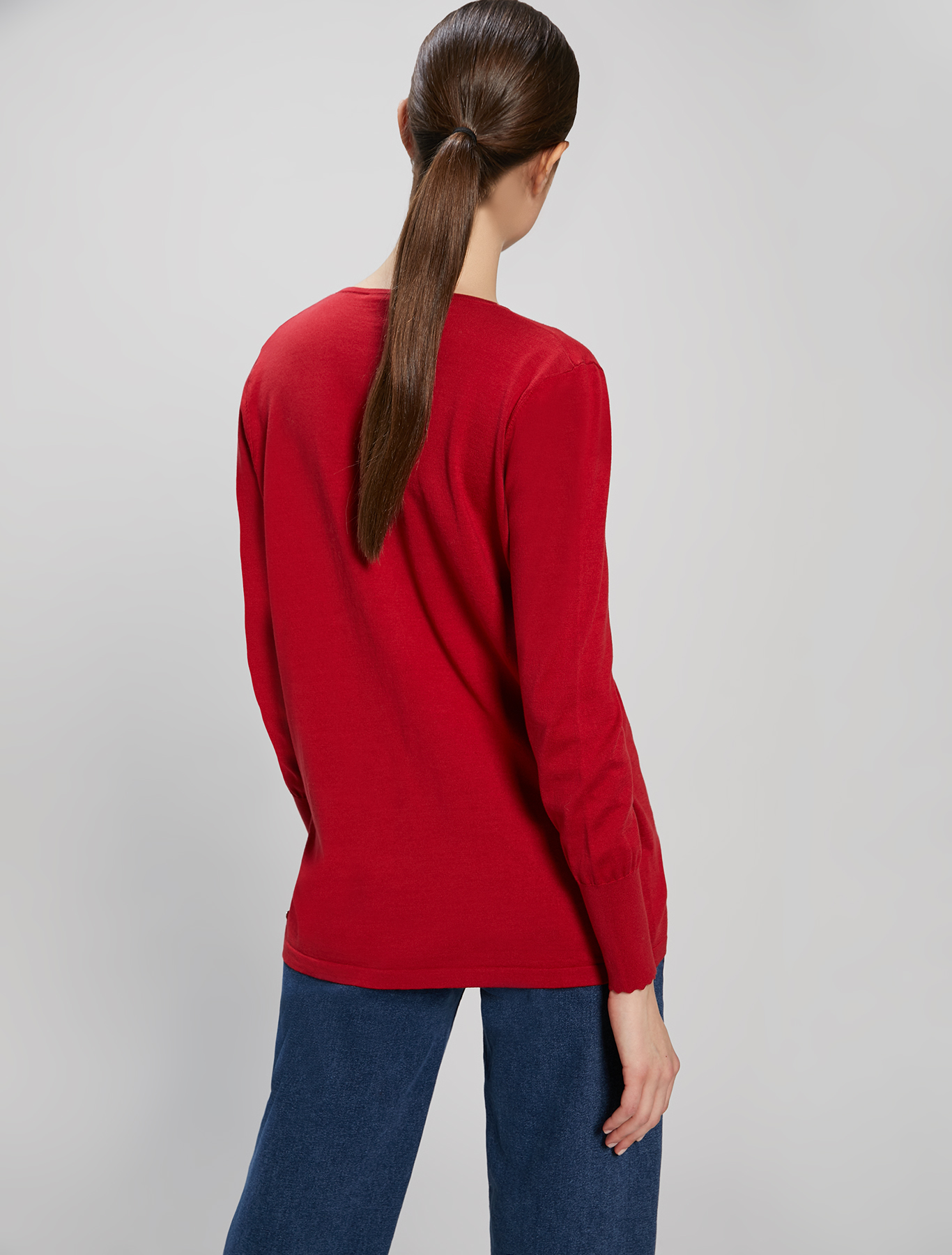 Cotton and silk jumper, red - Pennyblack Cotton and silk jumper - red - pennyblack