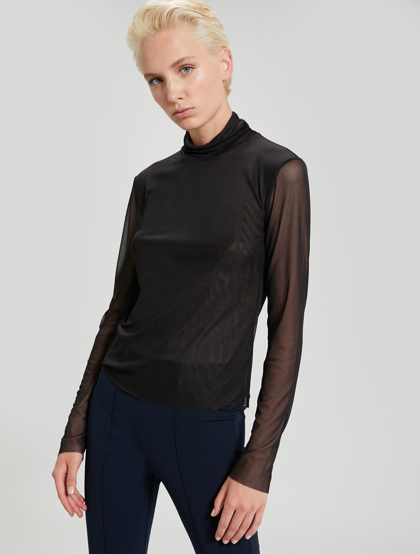 Micro-mesh T-shirt, black - Pennyblack Micro-mesh T-shirt - black - pennyblack