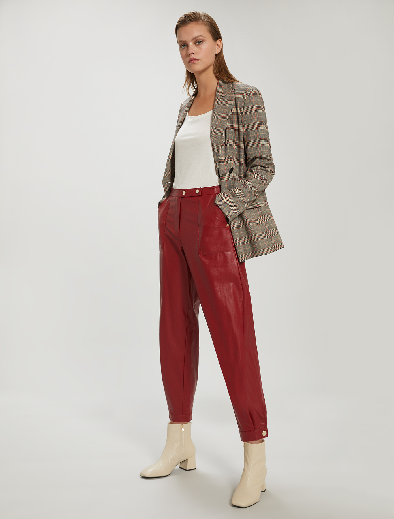 Modal and cashmere T-shirt, ivory - Pennyblack Modal and cashmere T-shirt - ivory - pennyblack