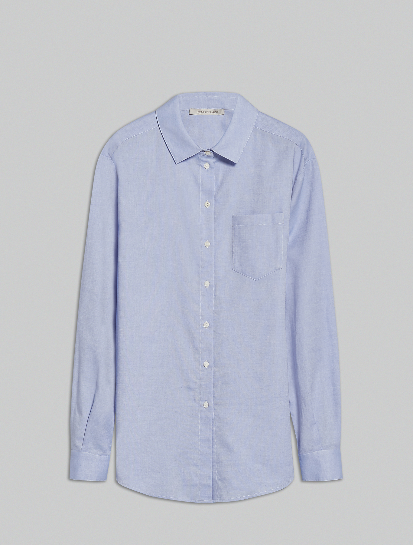 Oxford cotton shirt, light blue - Pennyblack Oxford cotton shirt - light blue - pennyblack