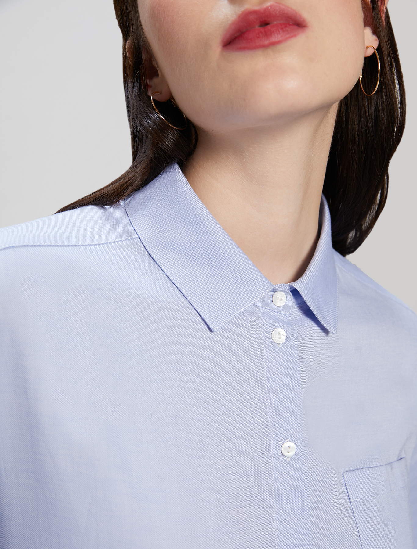 Oxford cotton shirt, light blue - Pennyblack Oxford cotton shirt - light blue - pennyblack