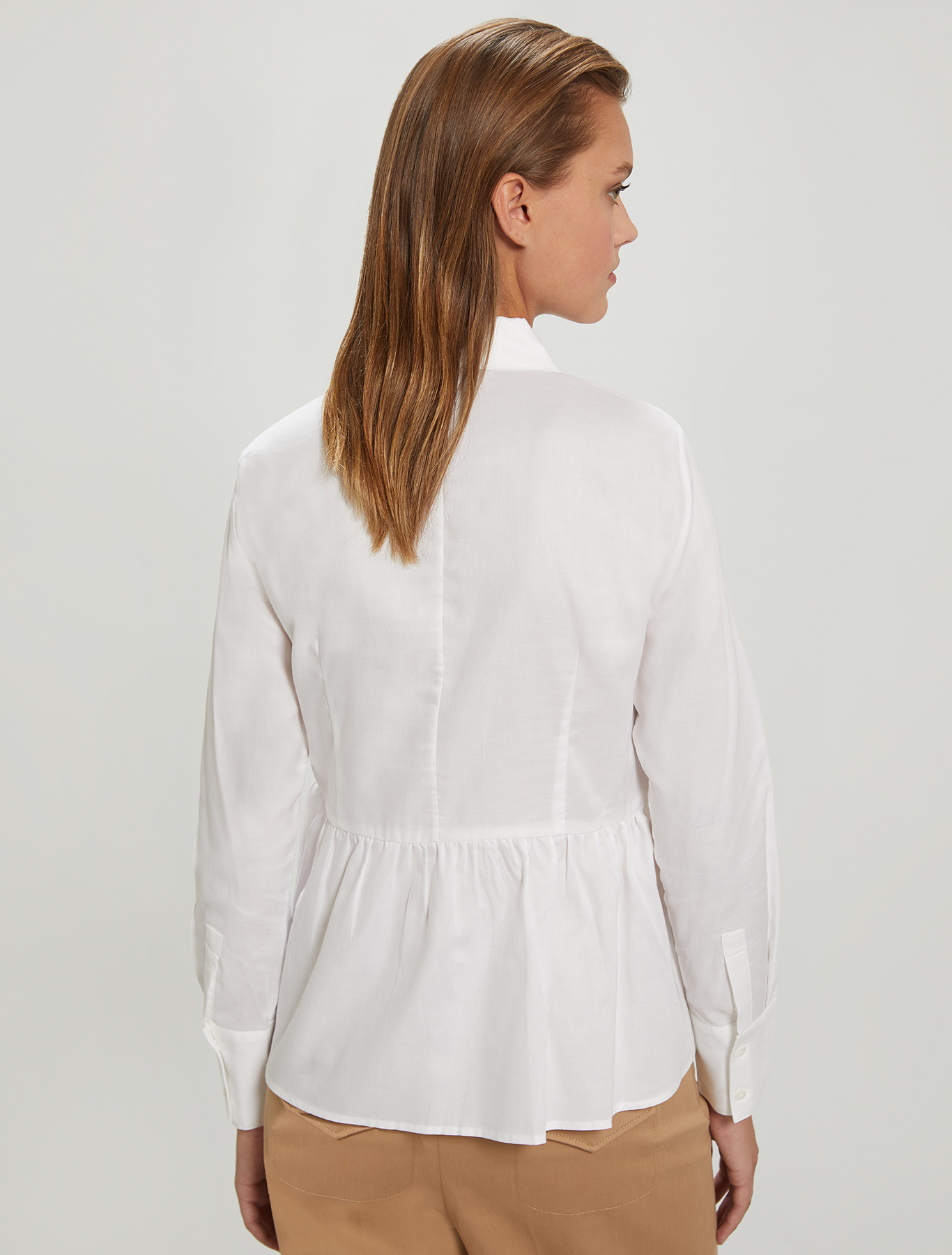 Oxford cotton shirt, optic white - Pennyblack Oxford cotton shirt - optic white - pennyblack