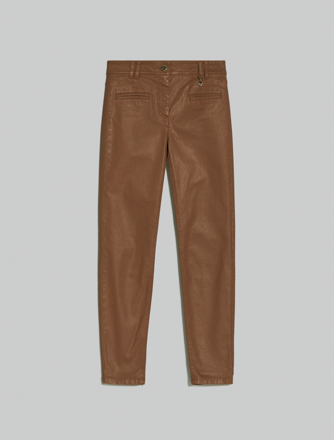 Cotton satin trousers, beige - Pennyblack Cotton satin trousers - beige - pennyblack