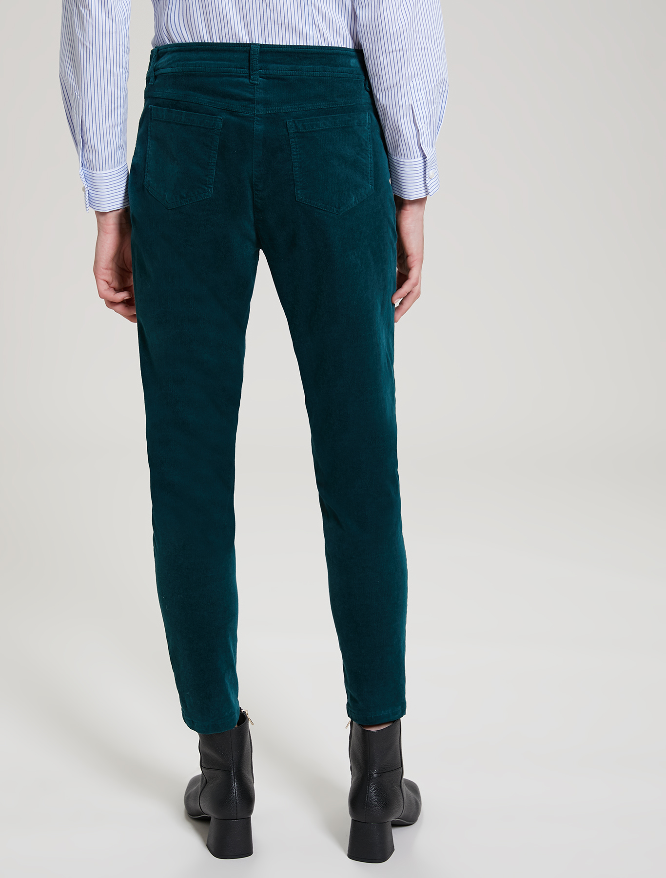 Ribbed velvet trousers, green - Pennyblack Ribbed velvet trousers - green - pennyblack