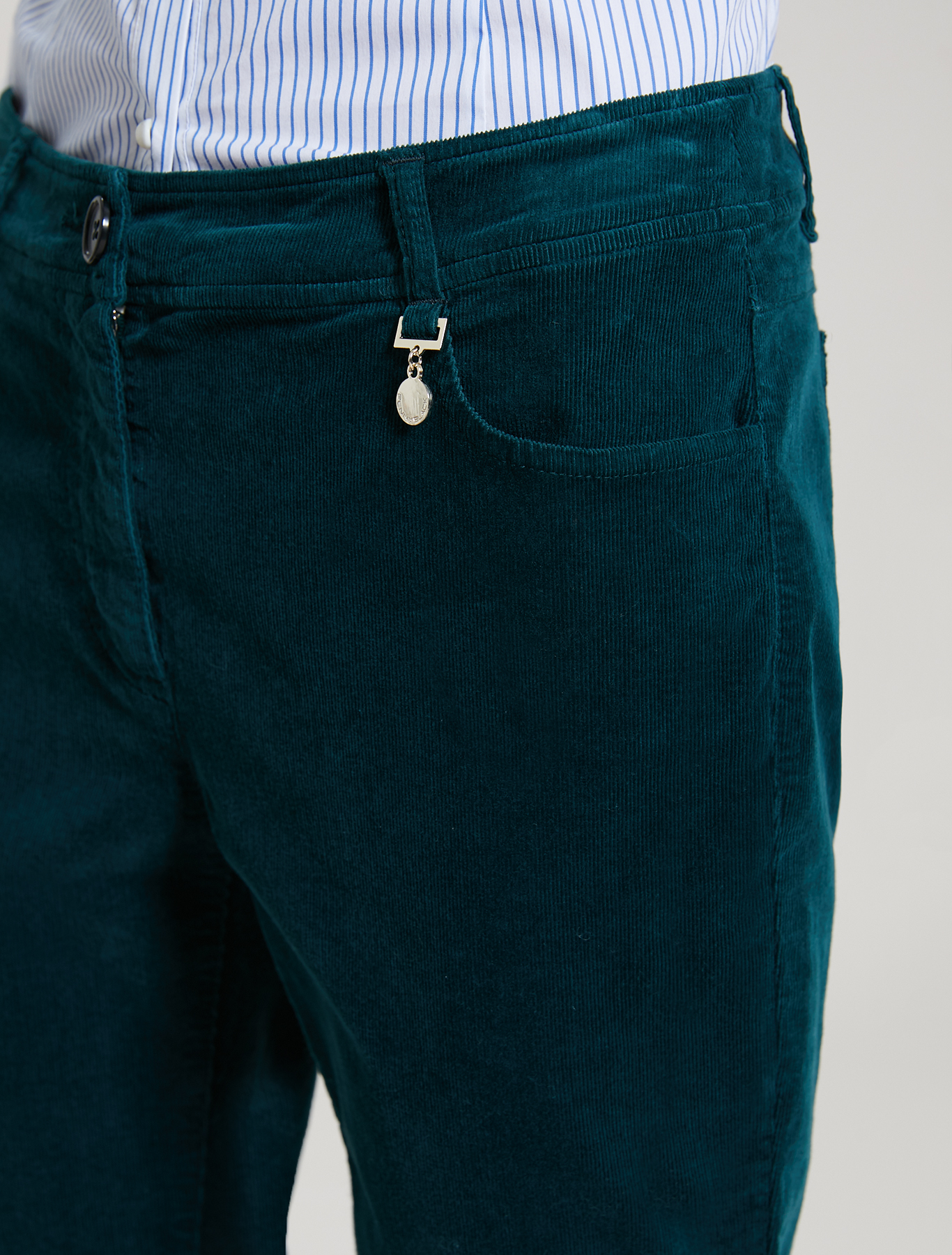 Ribbed velvet trousers, green - Pennyblack Ribbed velvet trousers - green - pennyblack