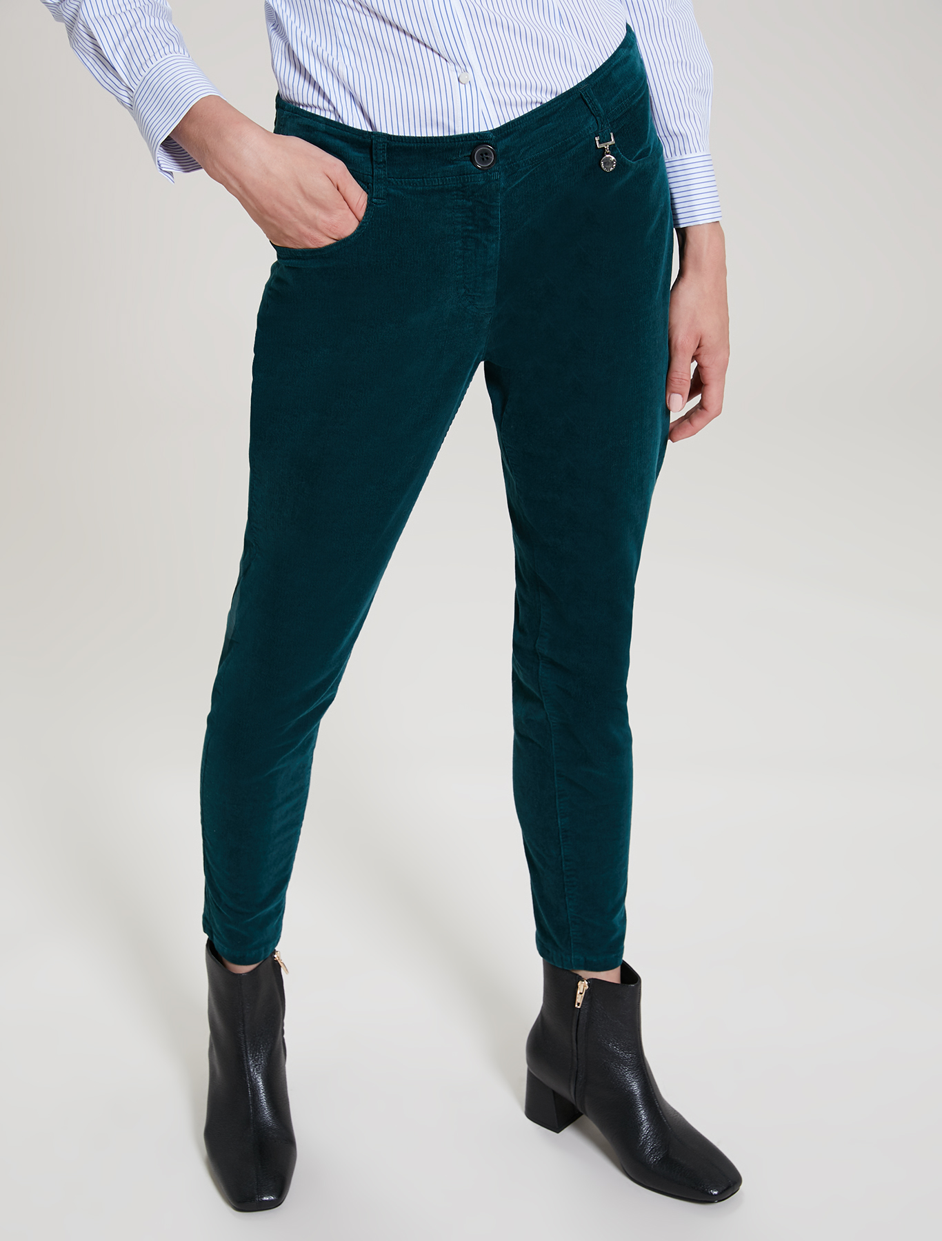 Ribbed velvet trousers, green - Pennyblack Ribbed velvet trousers - green - pennyblack