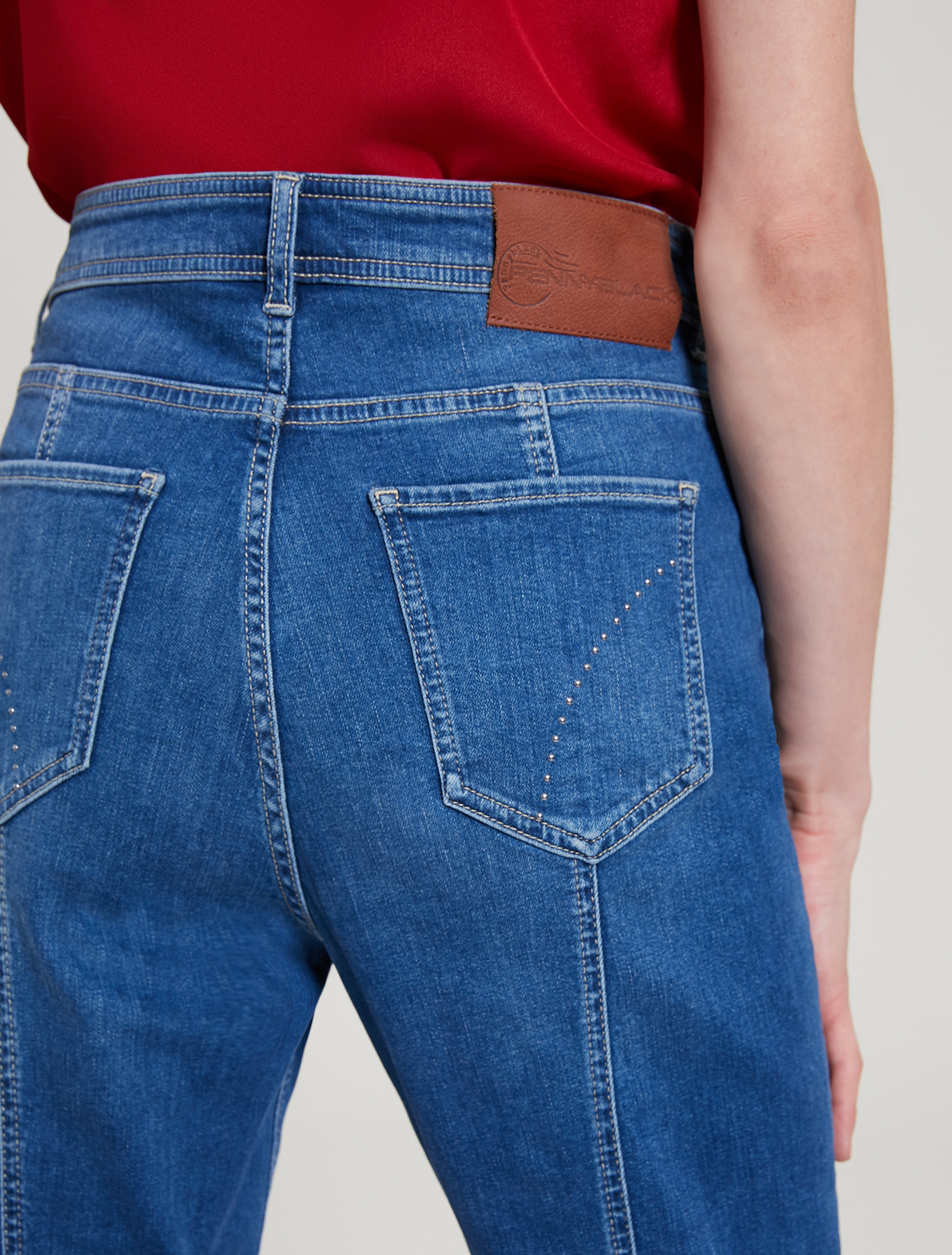 Jeans con micro borchie, blu notte - Pennyblack Jeans con micro borchie - blu notte - pennyblack