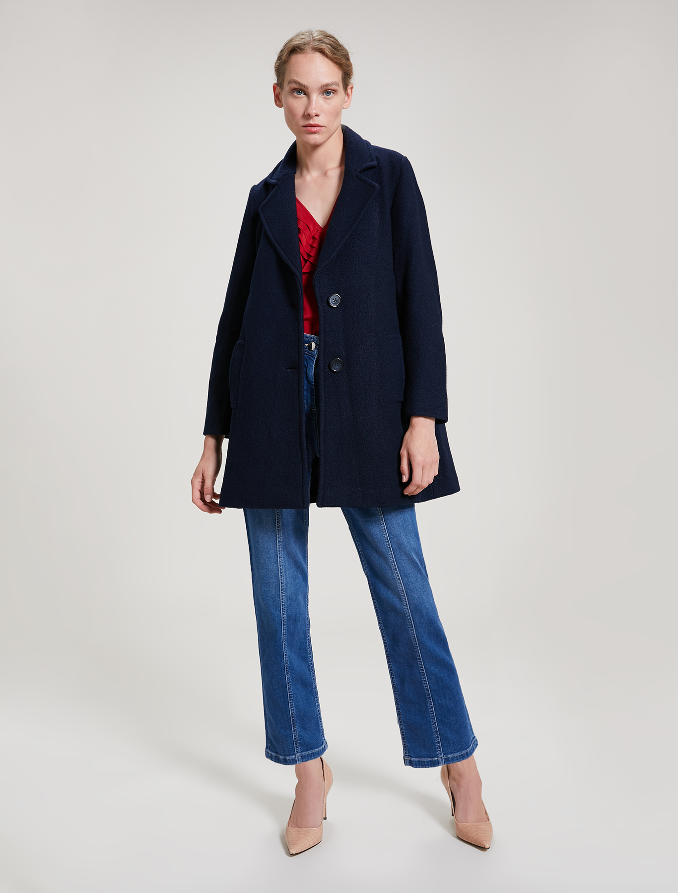Jeans con micro borchie, blu notte - Pennyblack Jeans con micro borchie - blu notte - pennyblack