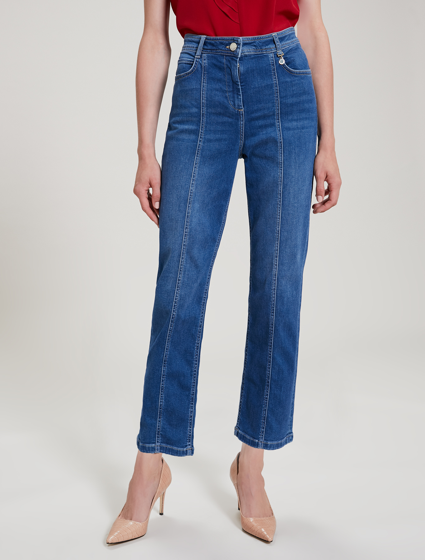 Jeans con micro borchie, blu notte - Pennyblack Jeans con micro borchie - blu notte - pennyblack