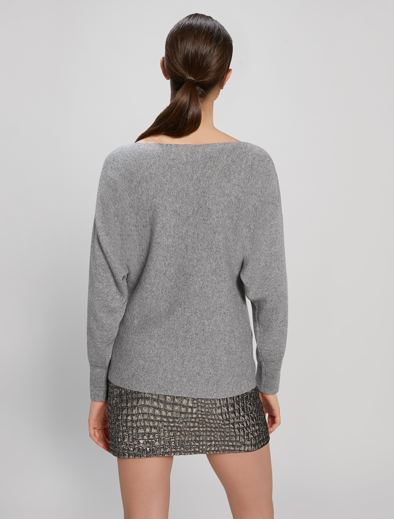 Jumper with kimono sleeves, medium grey - Pennyblack Jumper with kimono sleeves - medium grey - pennyblack