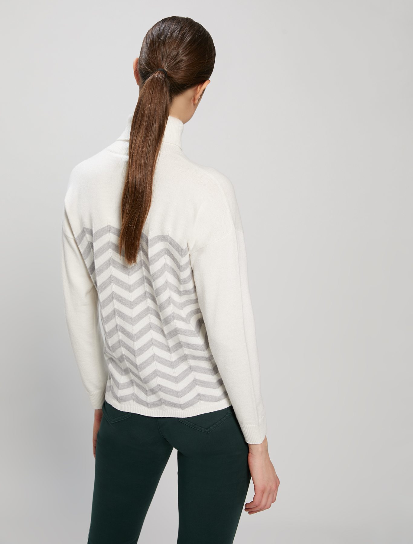 Chevron jumper, white - Pennyblack Chevron jumper - white - pennyblack