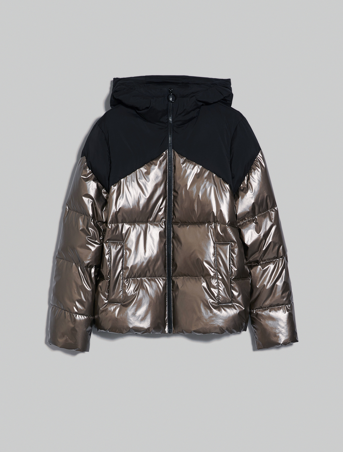 Padded metallic jacket, bronze - Pennyblack Padded metallic jacket - bronze - pennyblack