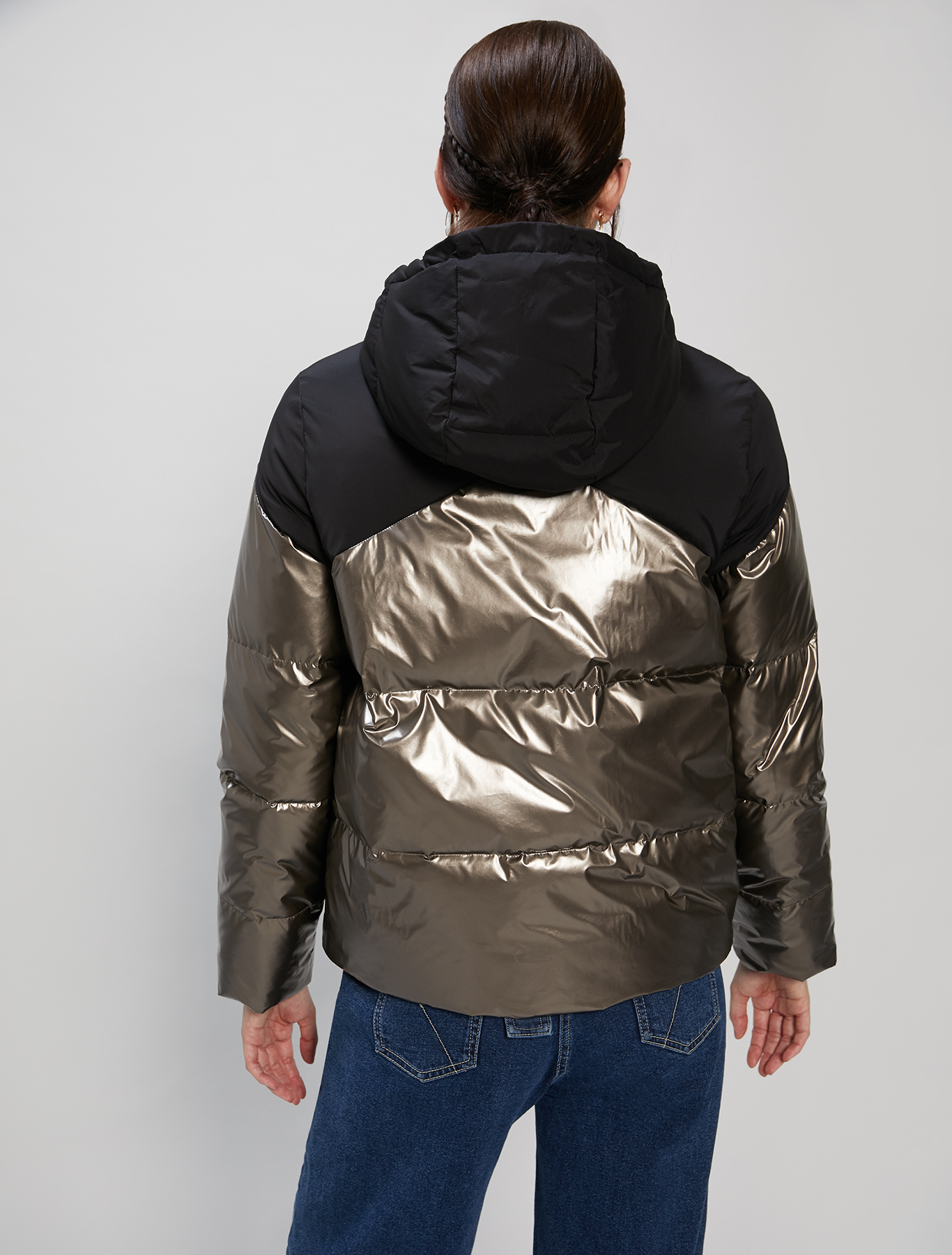 Padded metallic jacket, bronze - Pennyblack Padded metallic jacket - bronze - pennyblack