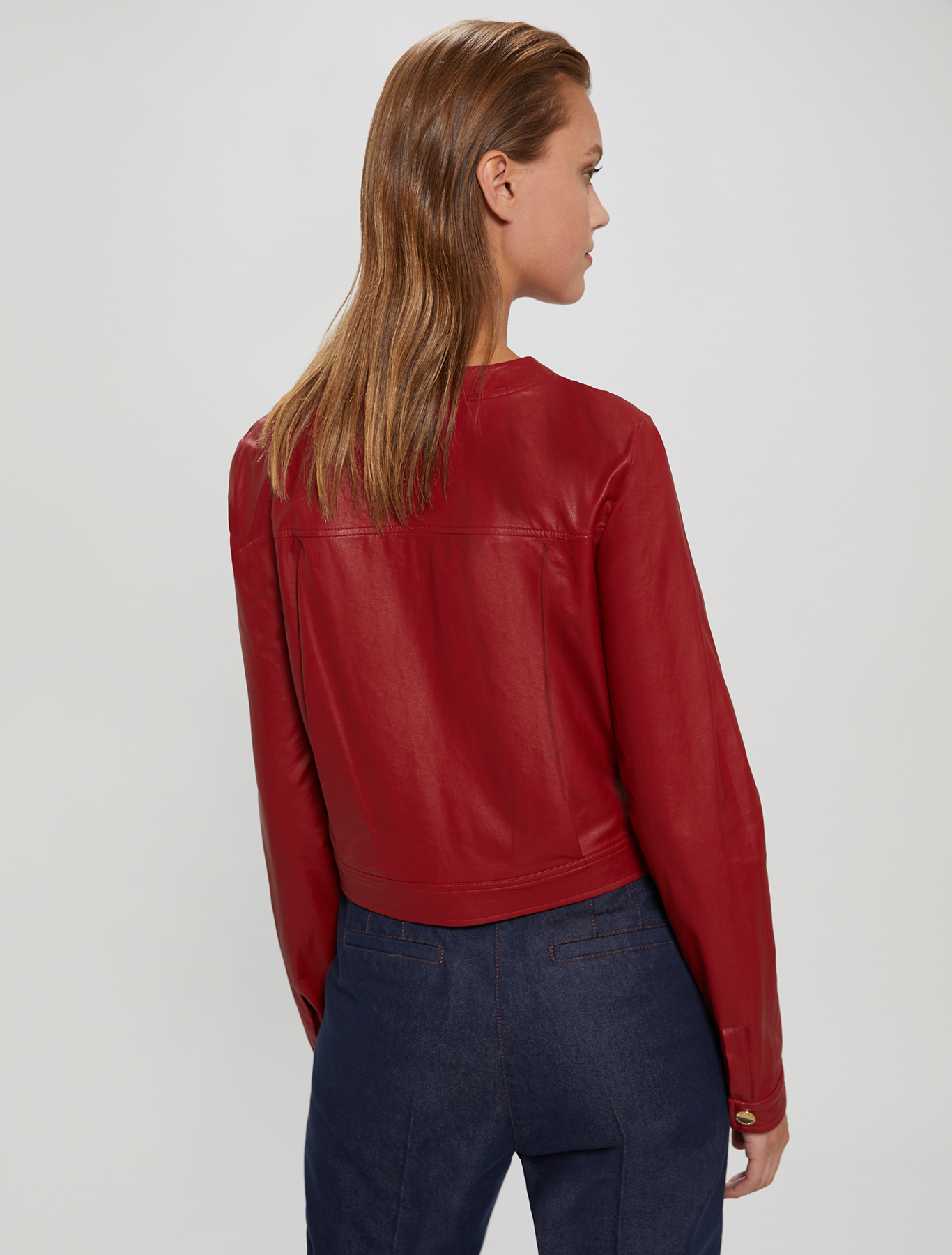 Coated jersey jacket, red - Pennyblack Coated jersey jacket - red - pennyblack