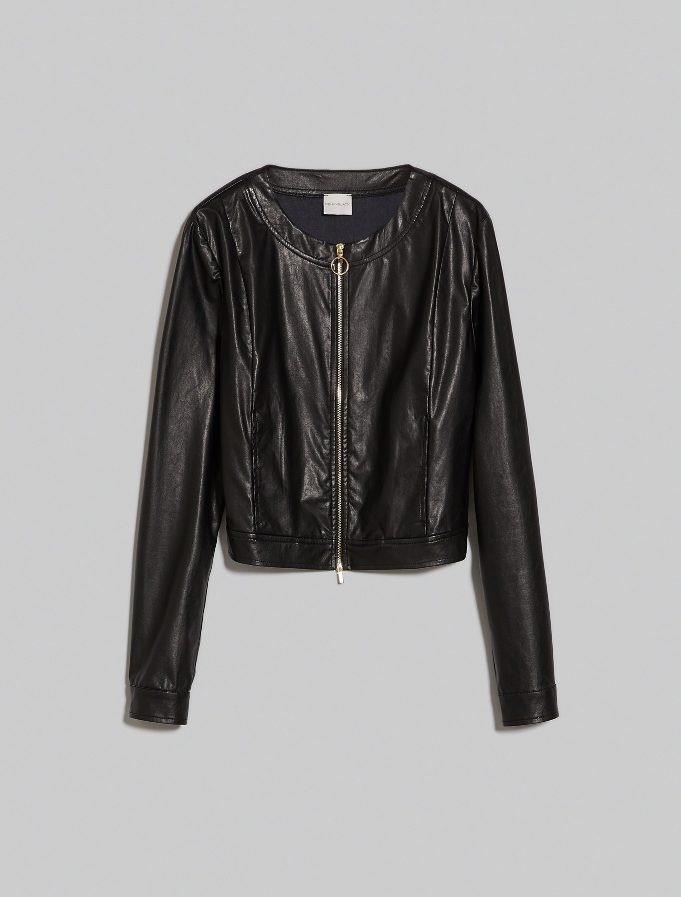 Coated jersey jacket, black - Pennyblack Coated jersey jacket - black - pennyblack