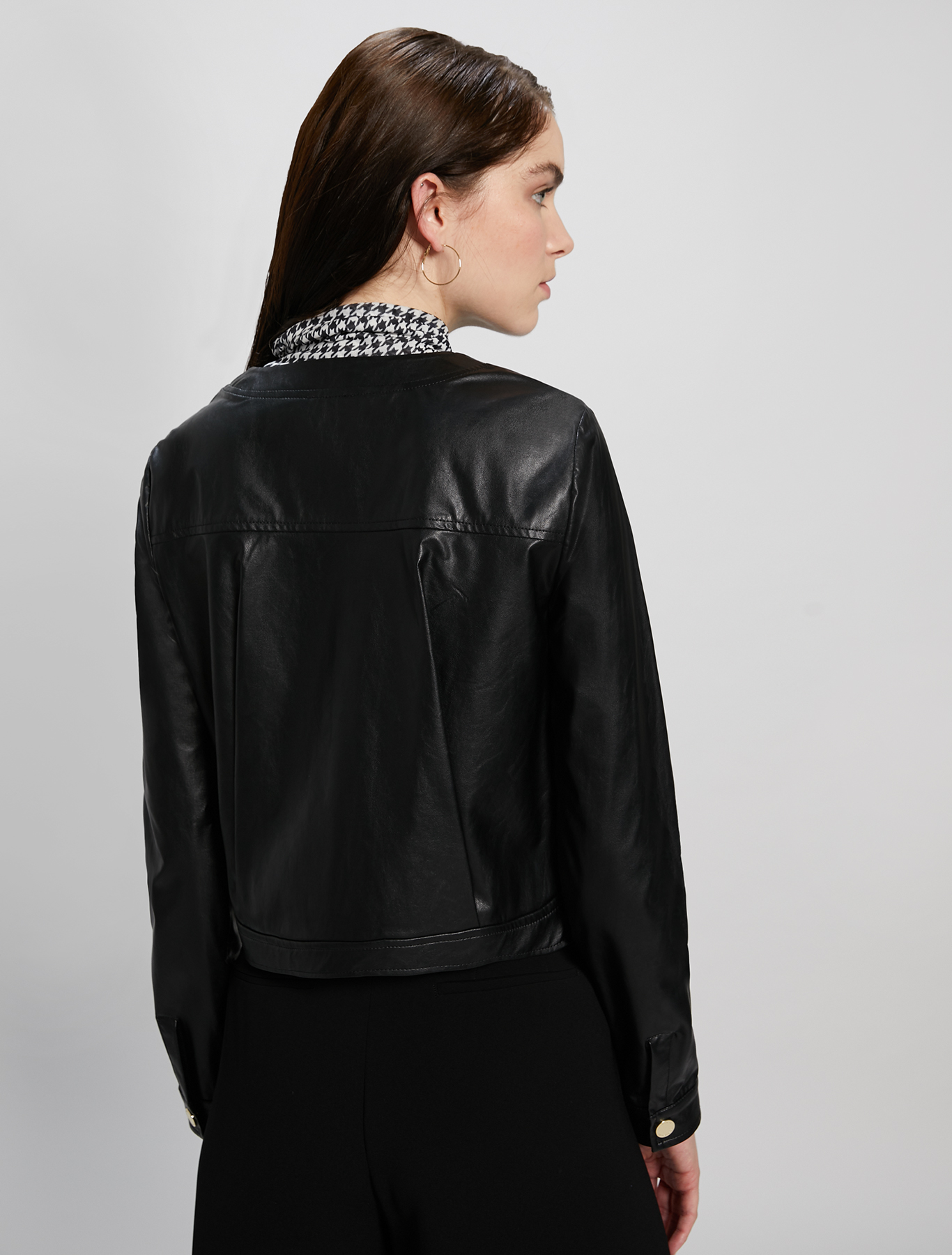 Coated jersey jacket, black - Pennyblack Coated jersey jacket - black - pennyblack