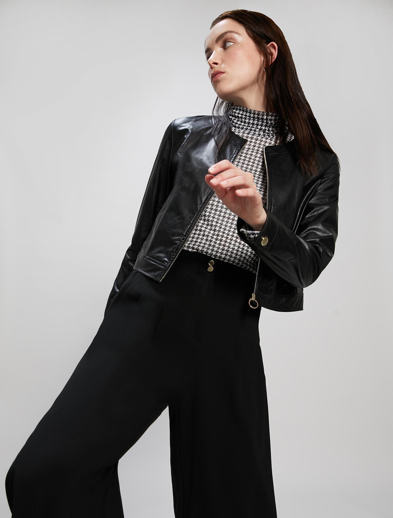 Coated jersey jacket, black - Pennyblack Coated jersey jacket - black - pennyblack