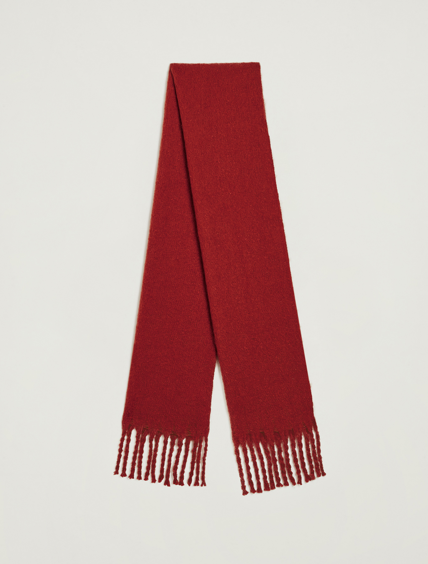 Maxi fringed scarf, brown - Pennyblack Maxi fringed scarf - brown - pennyblack