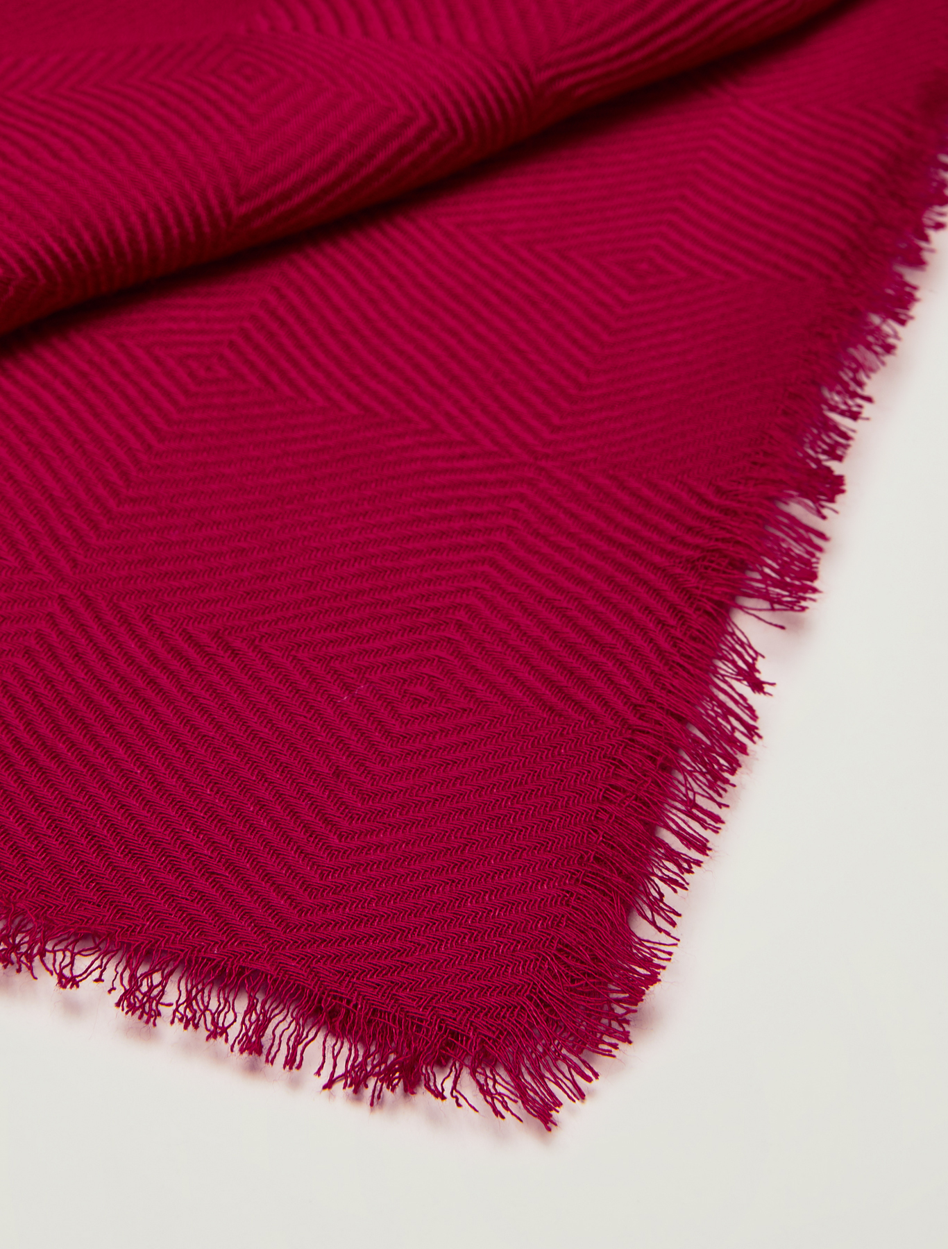 Geometric textured stole, brown - Pennyblack Geometric textured stole - brown - pennyblack