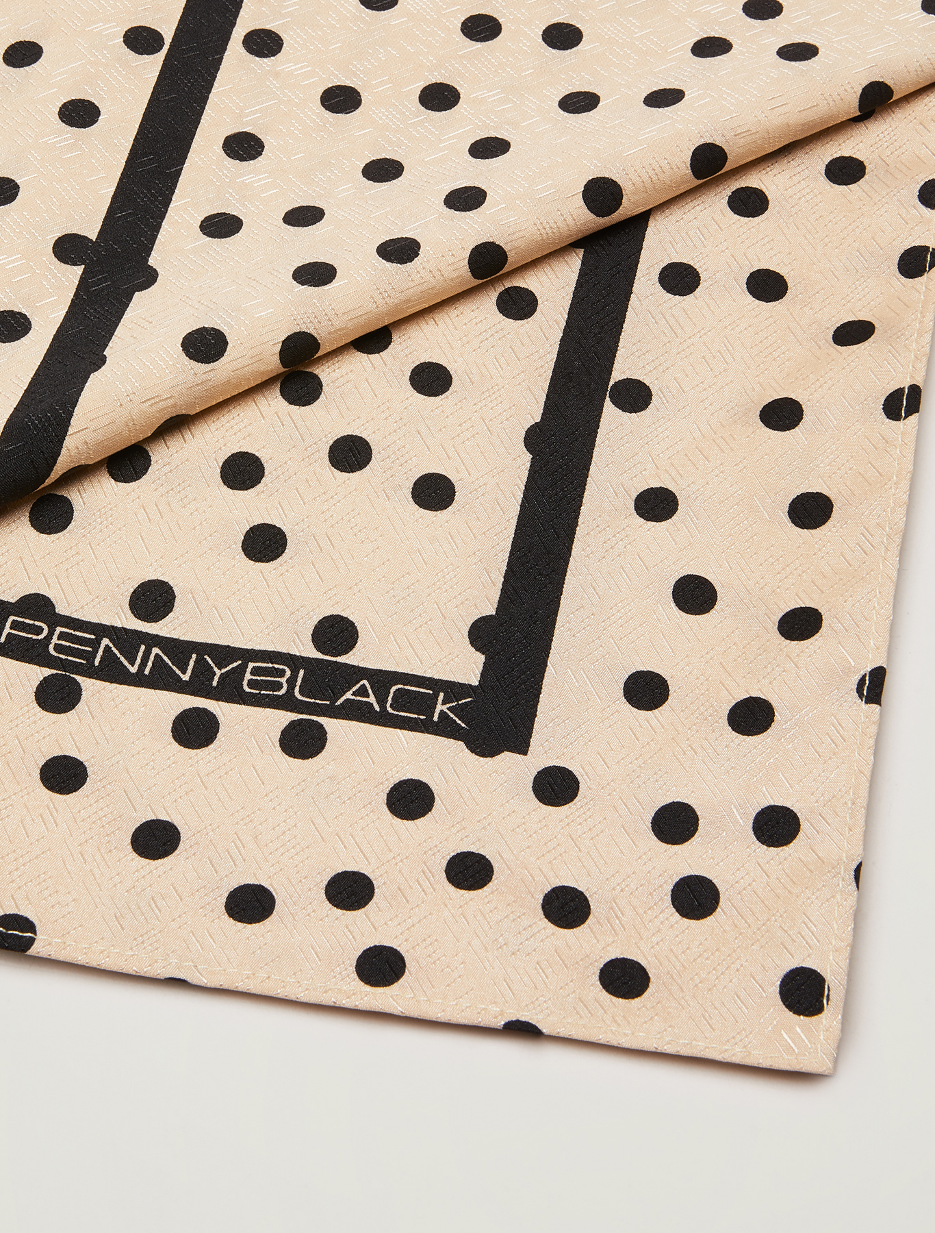 Printed jacquard stole, dove-grey - Pennyblack Printed jacquard stole - dove-grey - pennyblack
