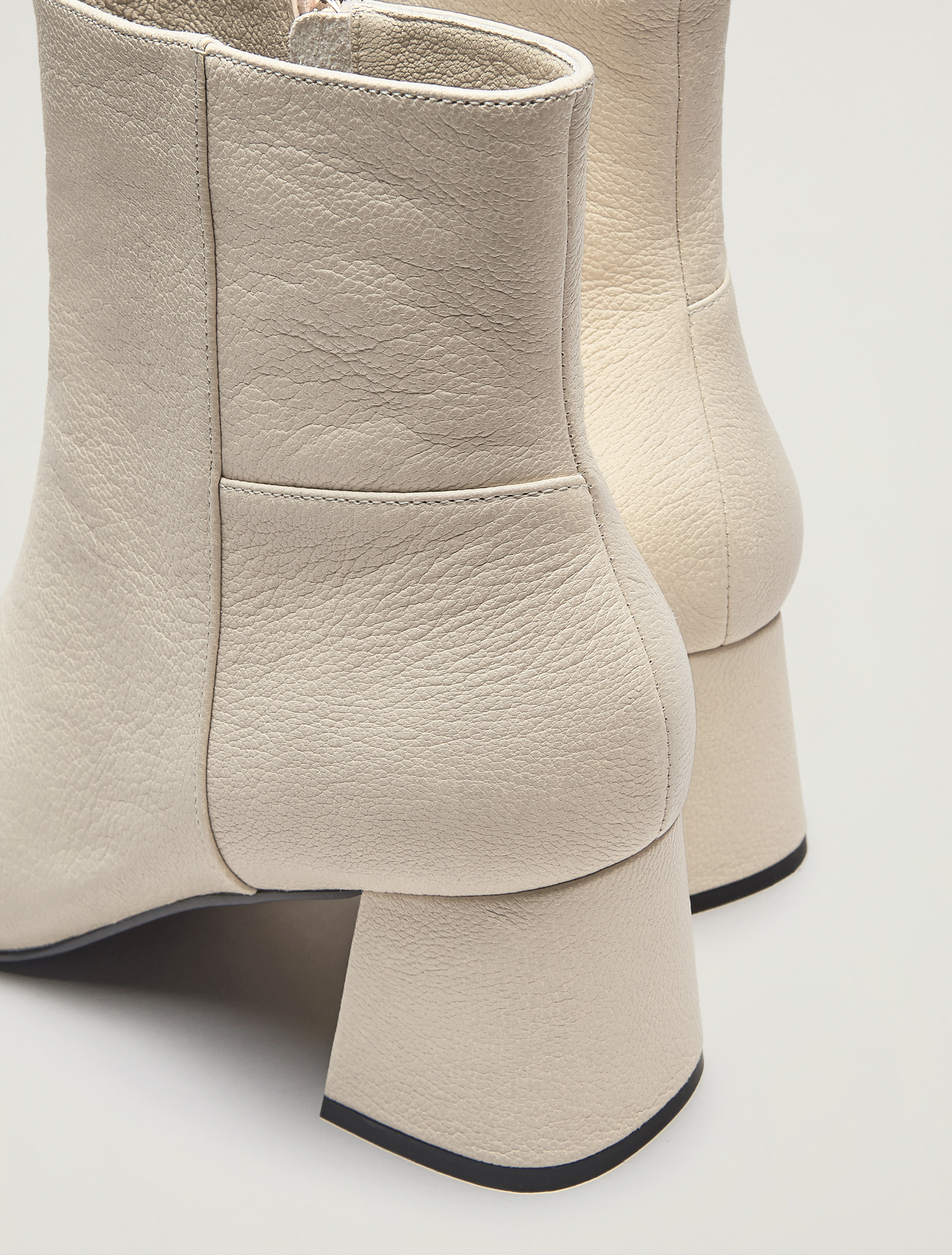 Nappa leather ankle boots, ivory - Pennyblack Nappa leather ankle boots - ivory - pennyblack
