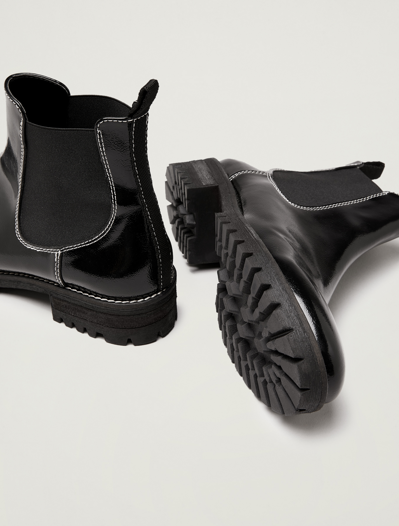 Patent leather Chelsea boots, black - Pennyblack Patent leather Chelsea boots - black - pennyblack