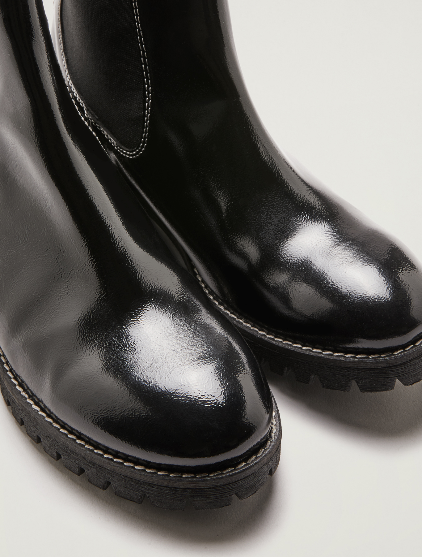 Patent leather Chelsea boots, black - Pennyblack Patent leather Chelsea boots - black - pennyblack