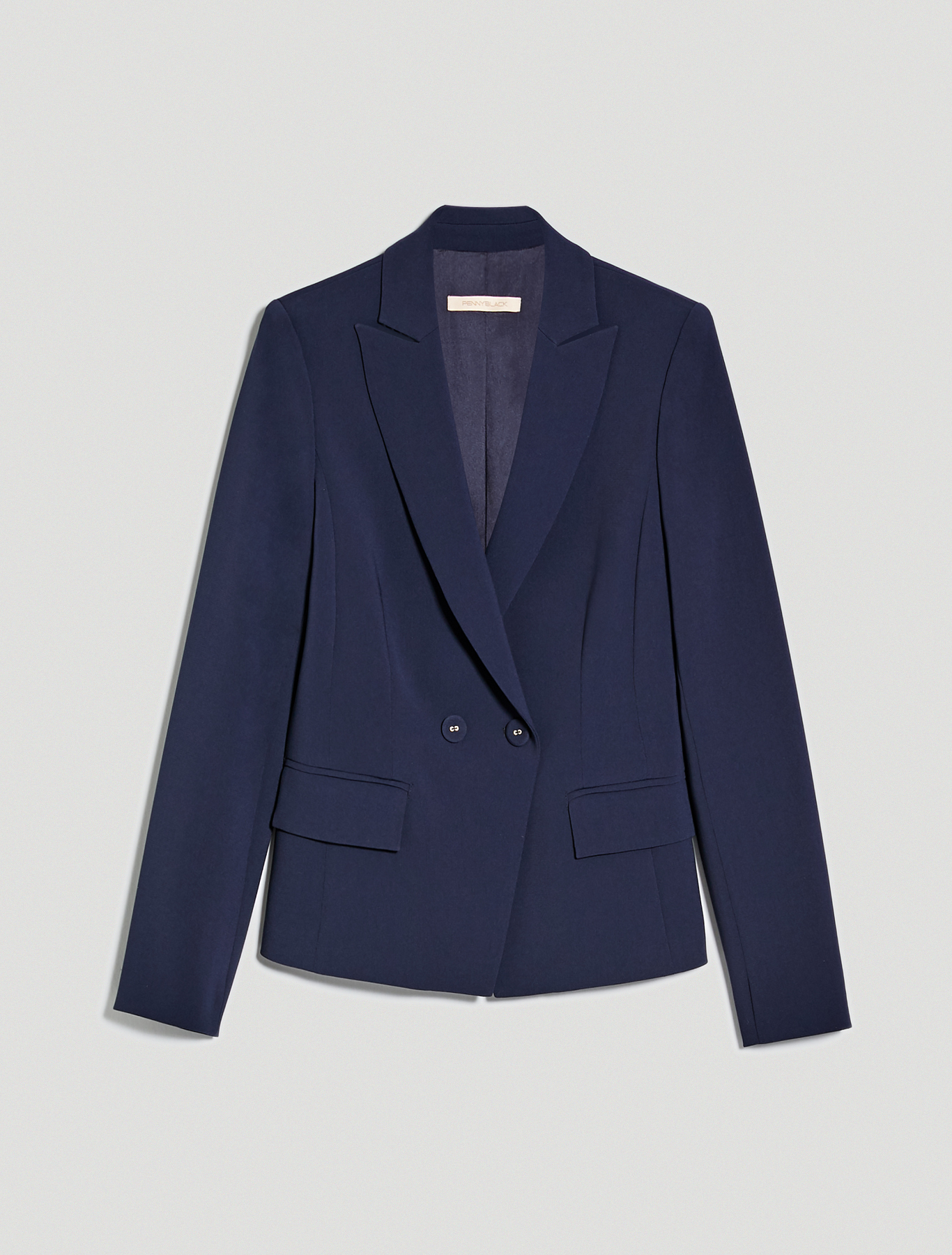 Slim two-button blazer, navy blue - Pennyblack Slim two-button blazer - navy blue - pennyblack
