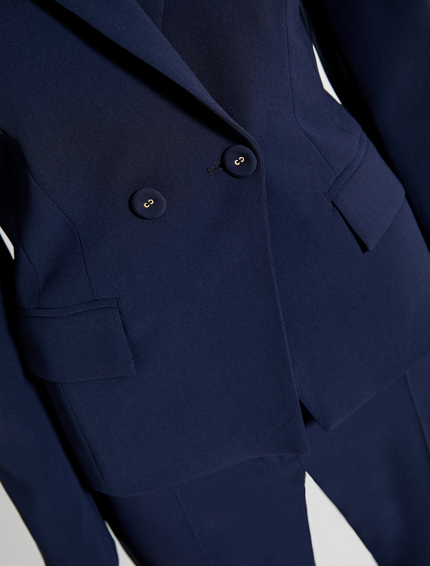 Slim two-button blazer, navy blue - Pennyblack Slim two-button blazer - navy blue - pennyblack