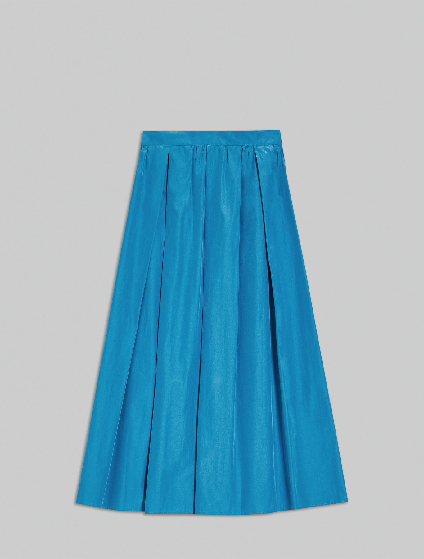 Pleated taffeta skirt, turquoise - Pennyblack Pleated taffeta skirt - turquoise - pennyblack