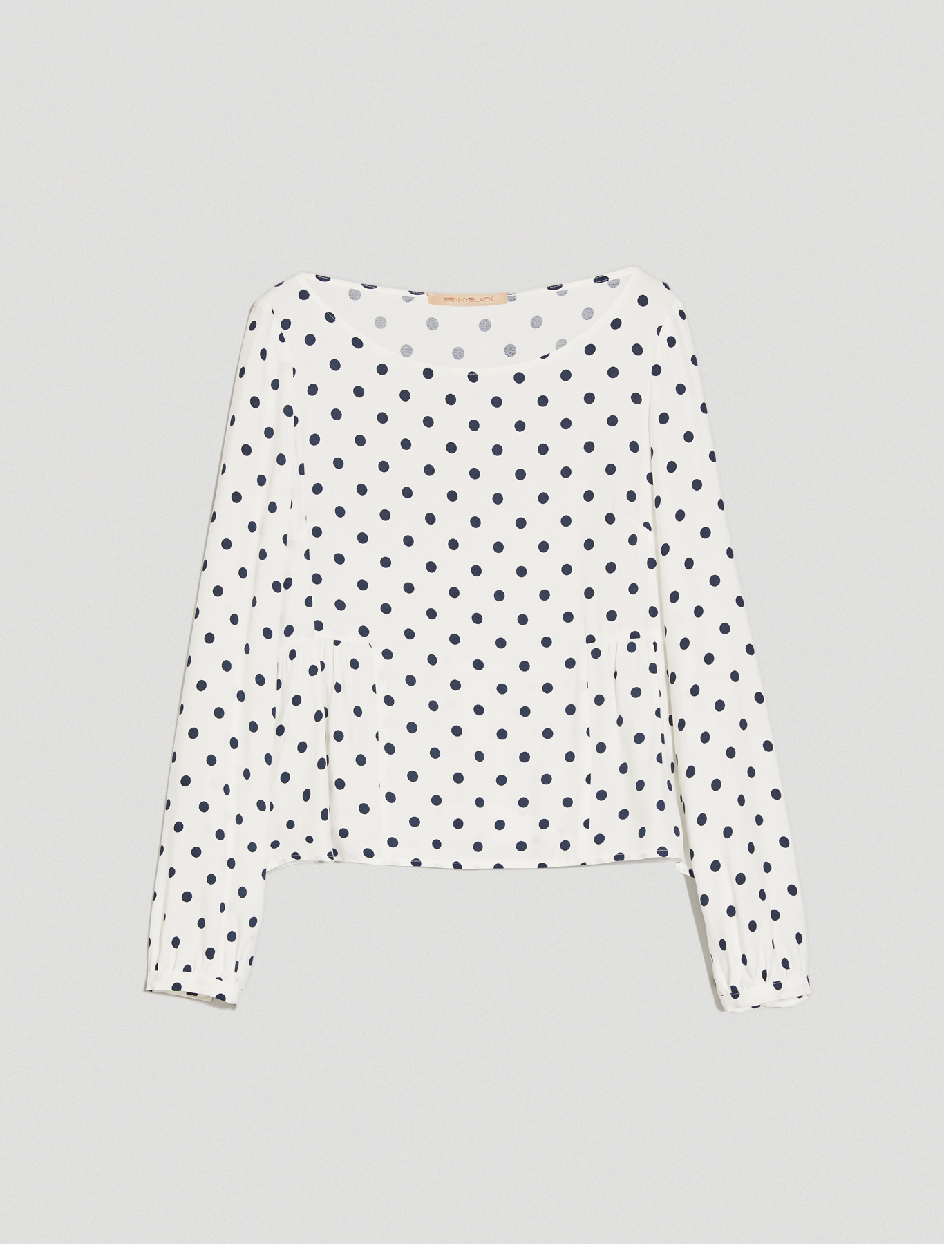 Polka dot sablé blouse, pxt - Pennyblack Polka dot sablé blouse - pxt - pennyblack