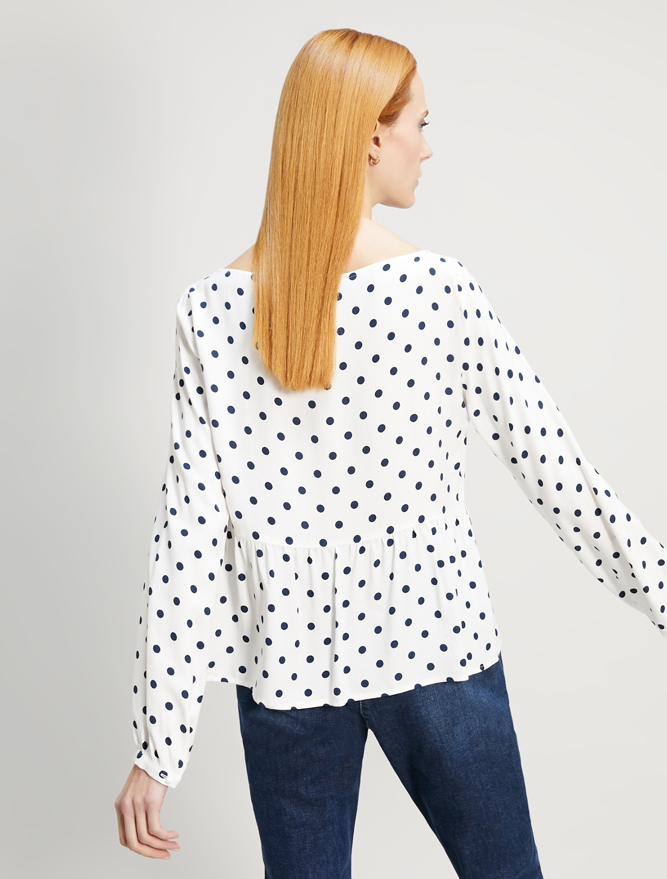 Polka dot sablé blouse, pxt - Pennyblack Polka dot sablé blouse - pxt - pennyblack