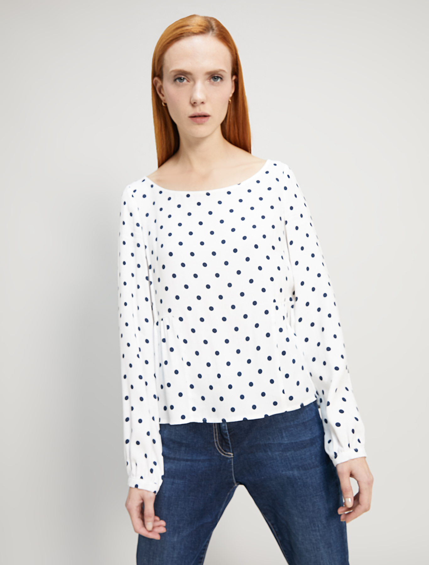 Polka dot sablé blouse, pxt - Pennyblack Polka dot sablé blouse - pxt - pennyblack