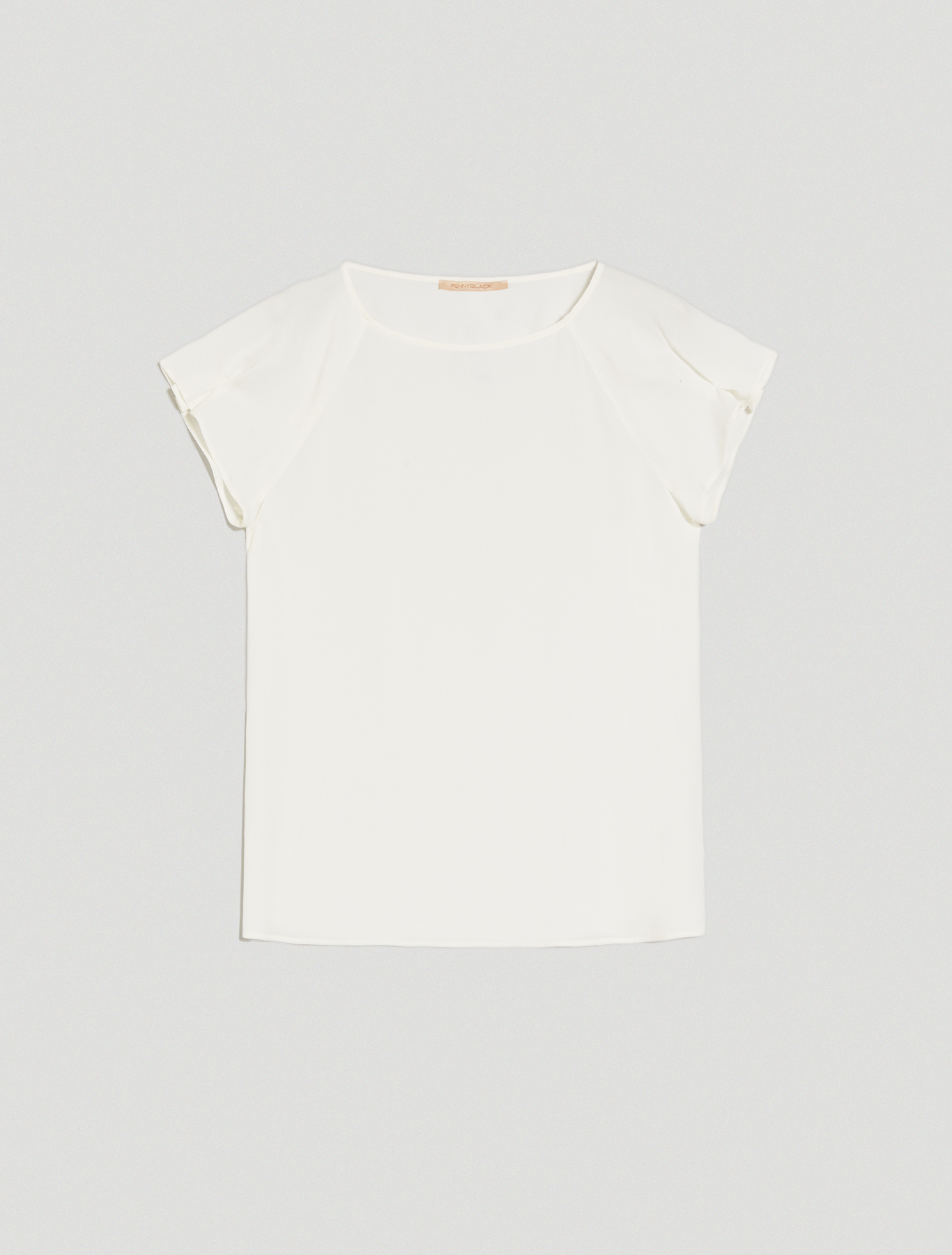 Crêpe de Chine blouse, ivory - Pennyblack Crêpe de Chine blouse - ivory - pennyblack