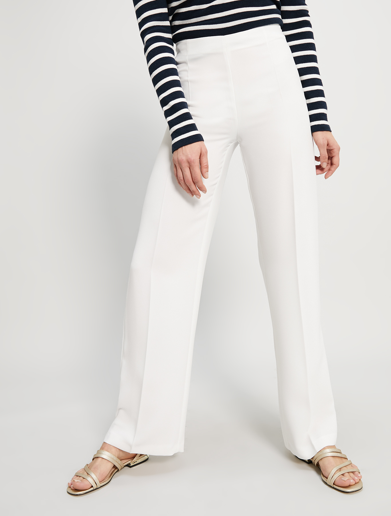 Envers satin trousers, ivory - Pennyblack Envers satin trousers - ivory - pennyblack