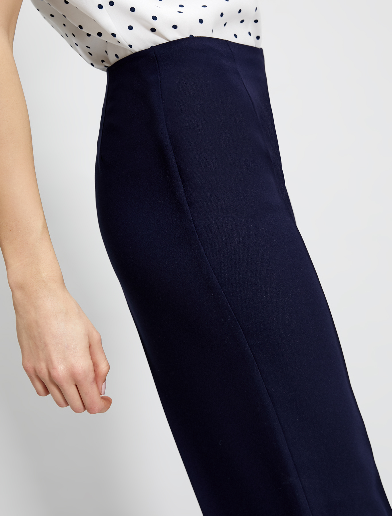 Envers satin trousers, navy blue - Pennyblack Envers satin trousers - navy blue - pennyblack