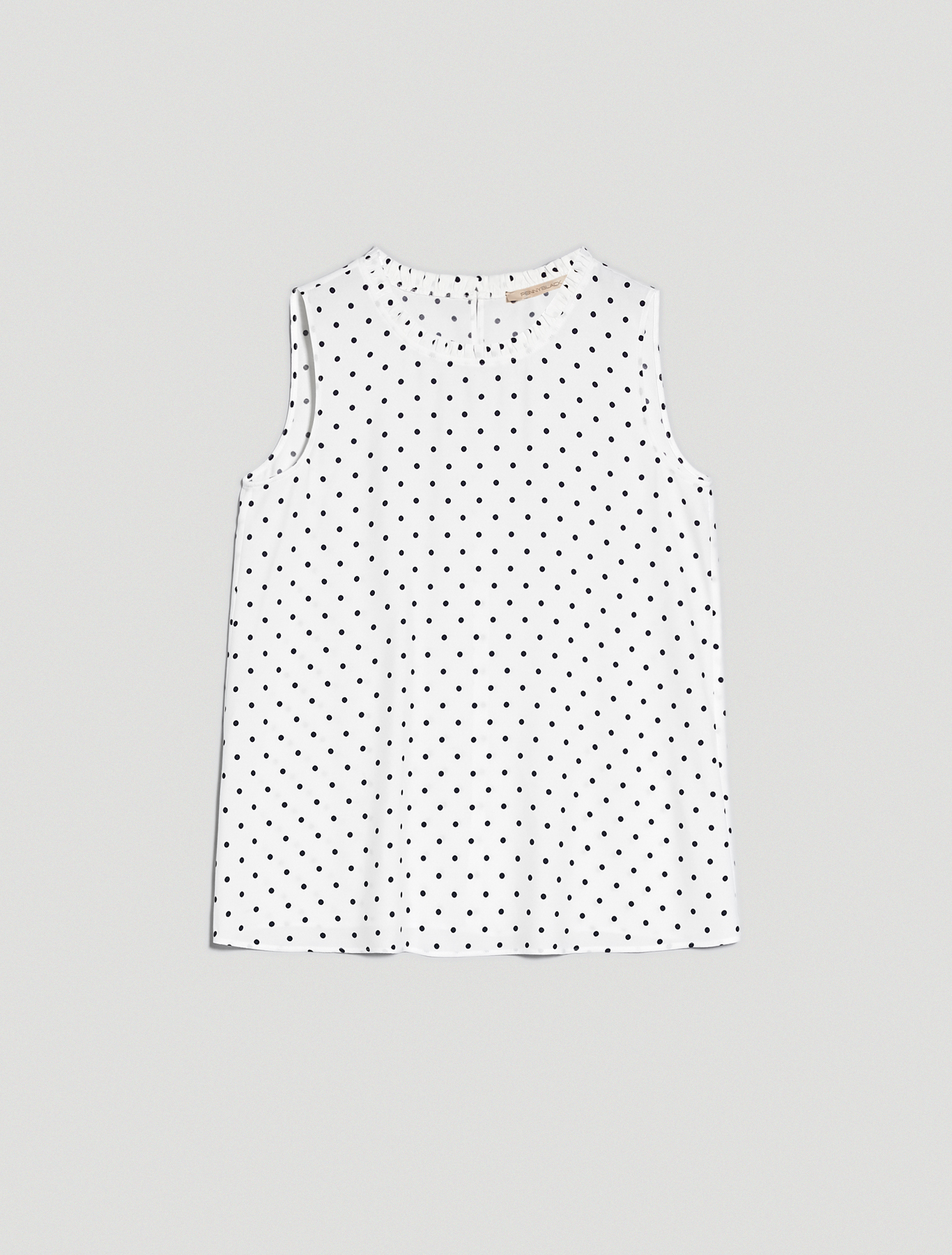 Polka dot sablé top, beige pattern - Pennyblack Polka dot sablé top - beige pattern - pennyblack