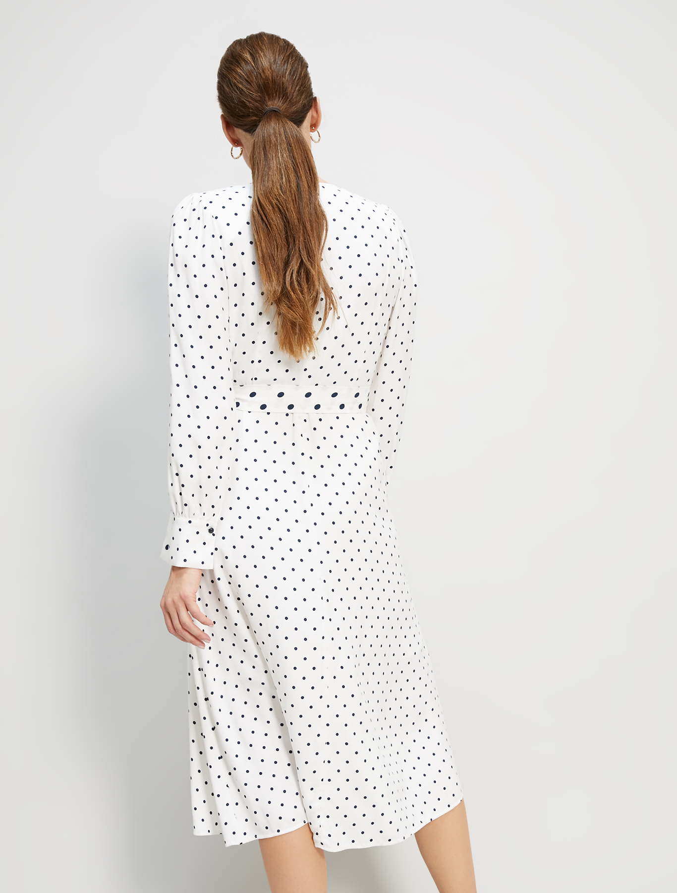 Sablé criss-cross dress, beige pattern - Pennyblack Sablé criss-cross dress - beige pattern - pennyblack