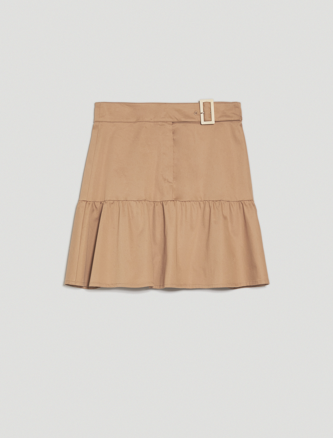 Cotton satin skirt, hazelnut - Pennyblack Cotton satin skirt - hazelnut - pennyblack