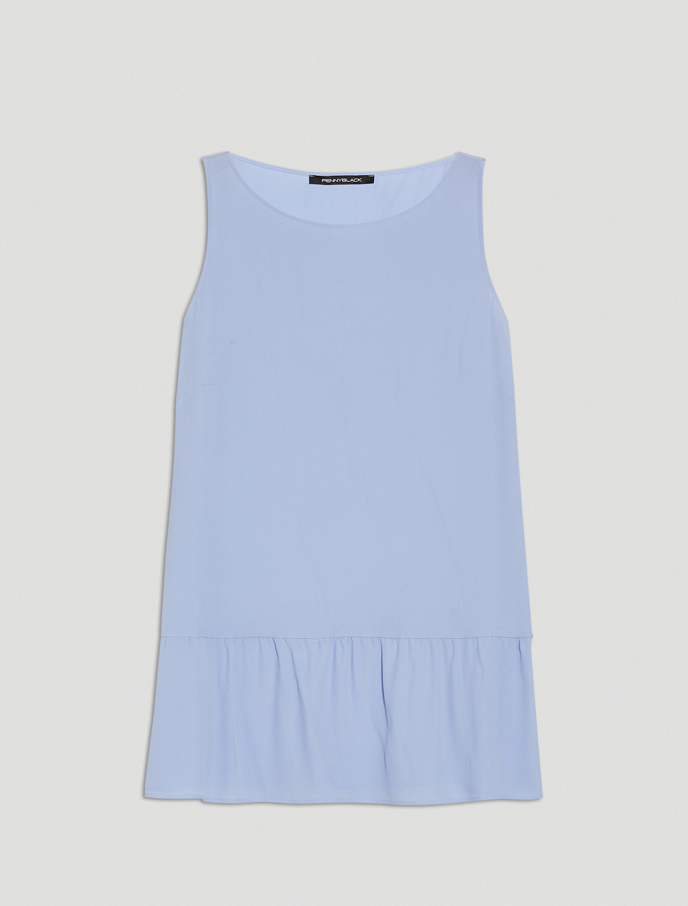Crêpe de Chine top, light blue - Pennyblack Crêpe de Chine top - light blue - pennyblack