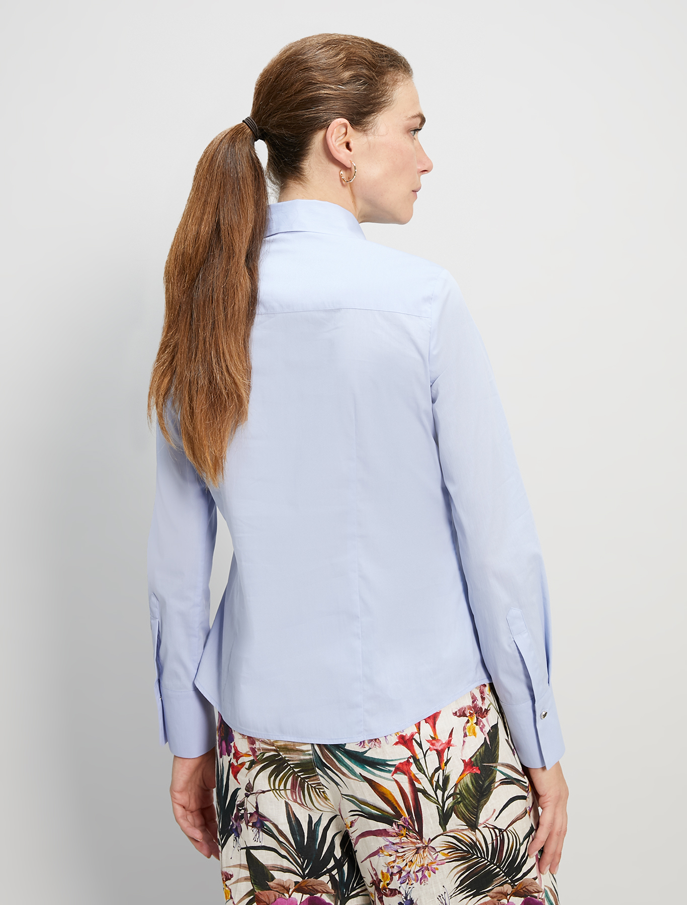 Slim poplin shirt, light blue - Pennyblack Slim poplin shirt - light blue - pennyblack