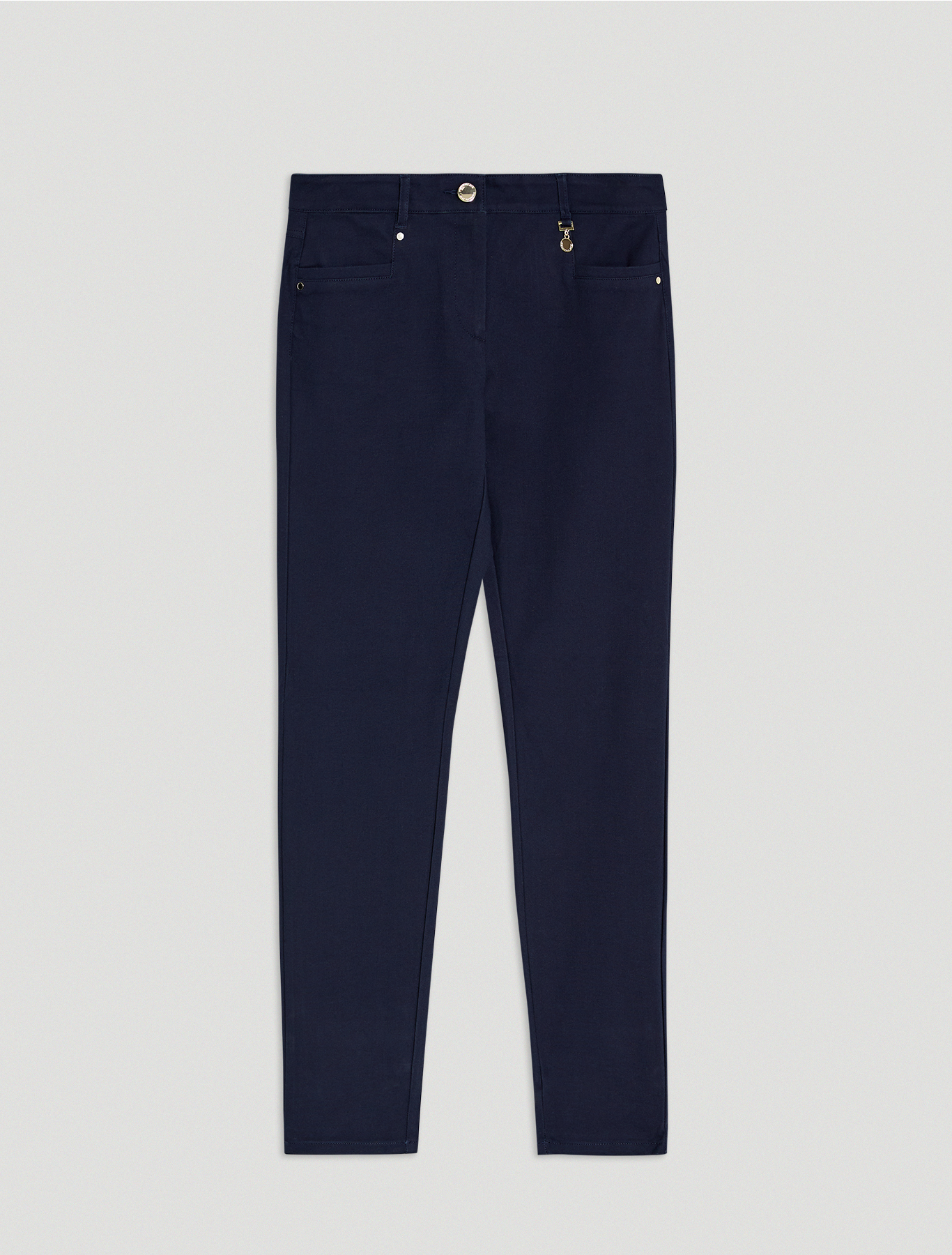 Cotton twill trousers, navy blue - Pennyblack Cotton twill trousers - navy blue - pennyblack