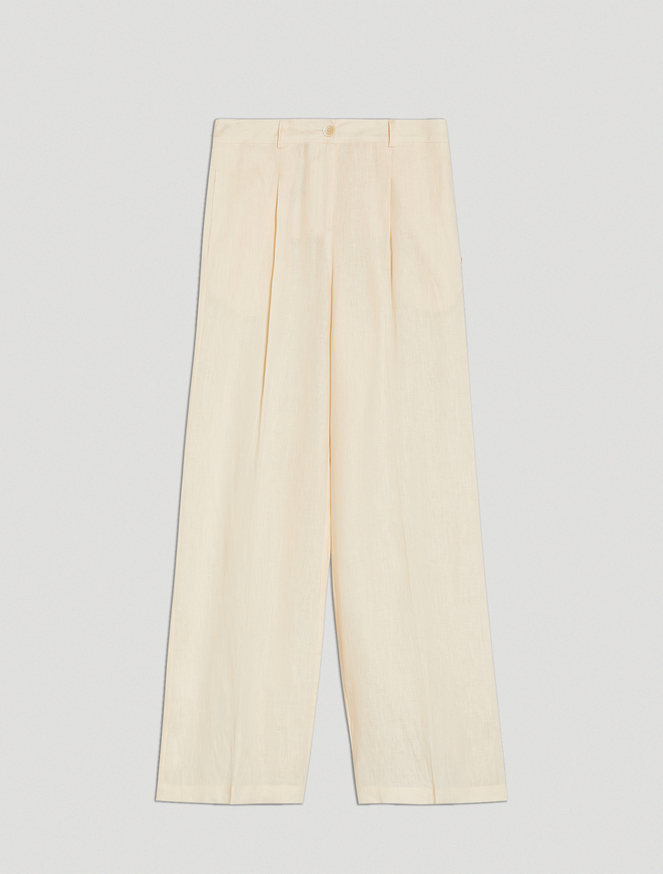 Pure linen trousers, ivory - Pennyblack Pure linen trousers - ivory - pennyblack