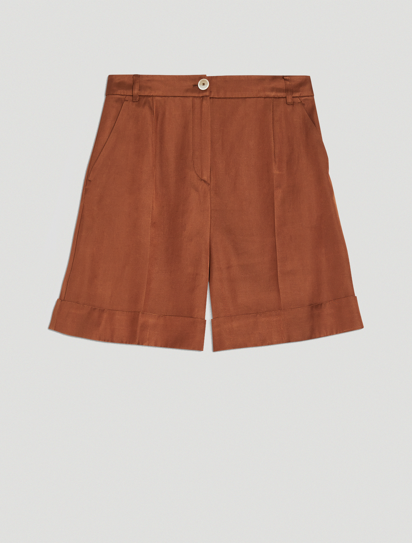 Twill Bermuda shorts, brown - Pennyblack Twill Bermuda shorts - brown - pennyblack