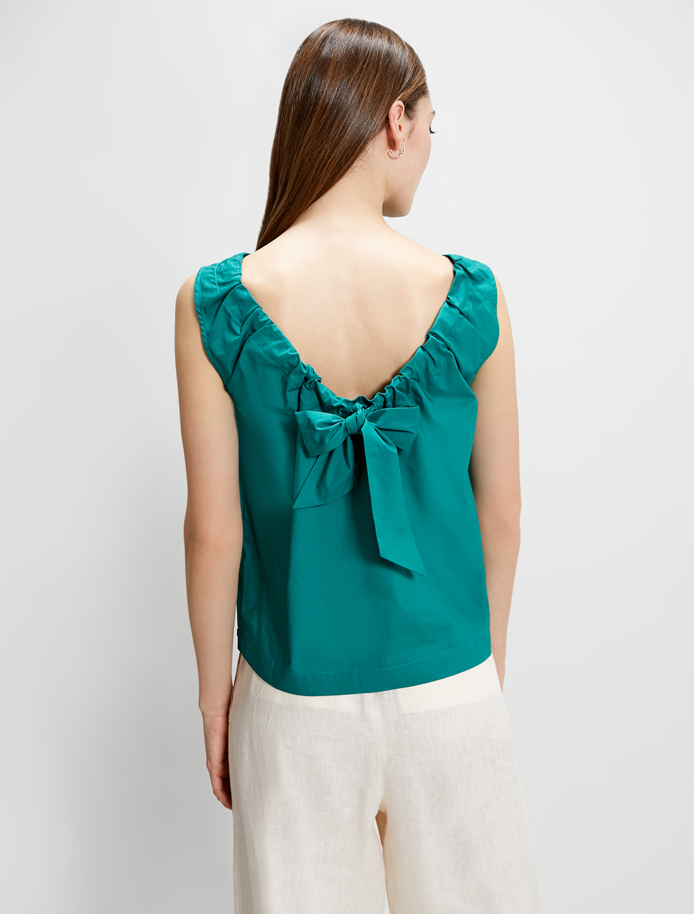 Cotton poplin top, emerald green - Pennyblack Cotton poplin top - emerald green - pennyblack