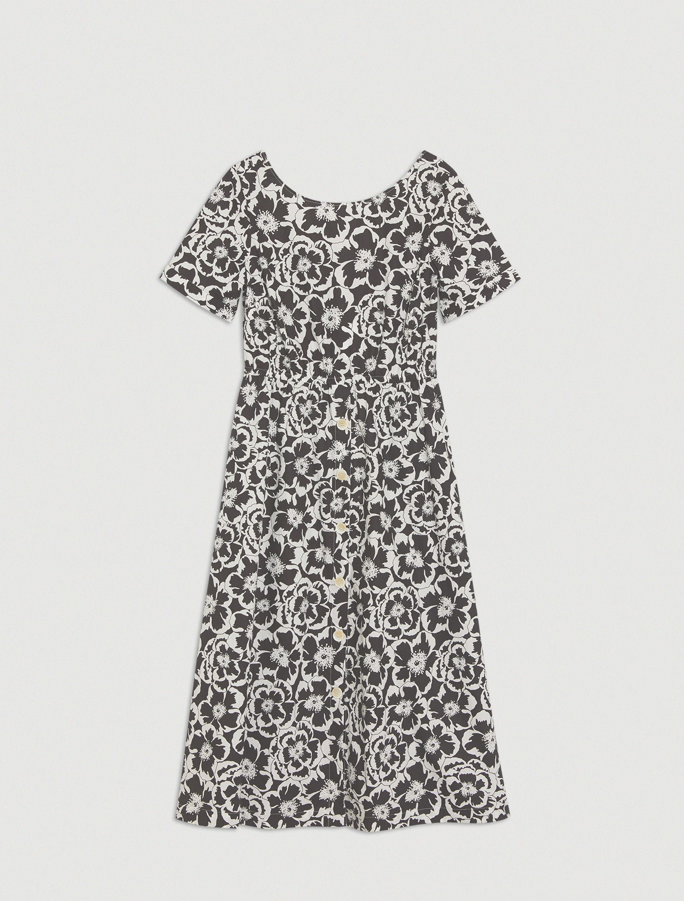 Floral poplin dress, black pattern - Pennyblack Floral poplin dress - black pattern - pennyblack