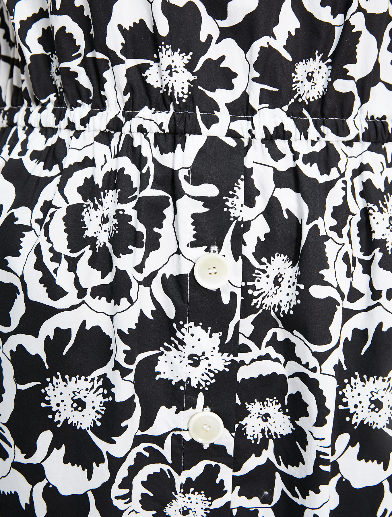 Floral poplin dress, black pattern - Pennyblack Floral poplin dress - black pattern - pennyblack