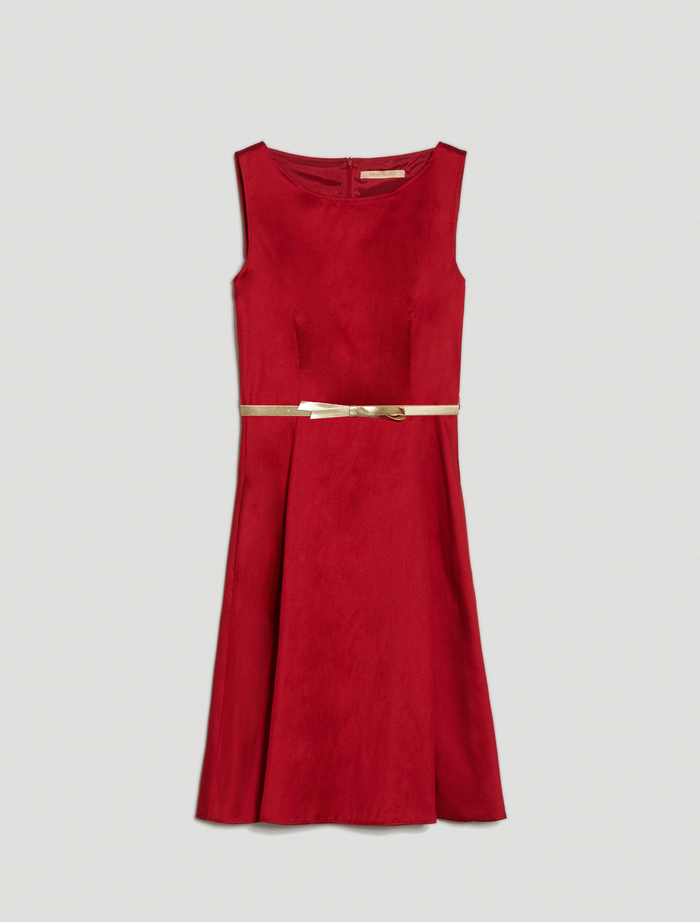 Fit & flare dress in taffeta, red - Pennyblack Fit & flare dress in taffeta - red - pennyblack